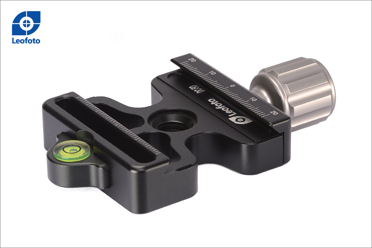 LEOFOTO DC-50 CLAMP ARCA and MANFROTTO TRIPOD MOUNT