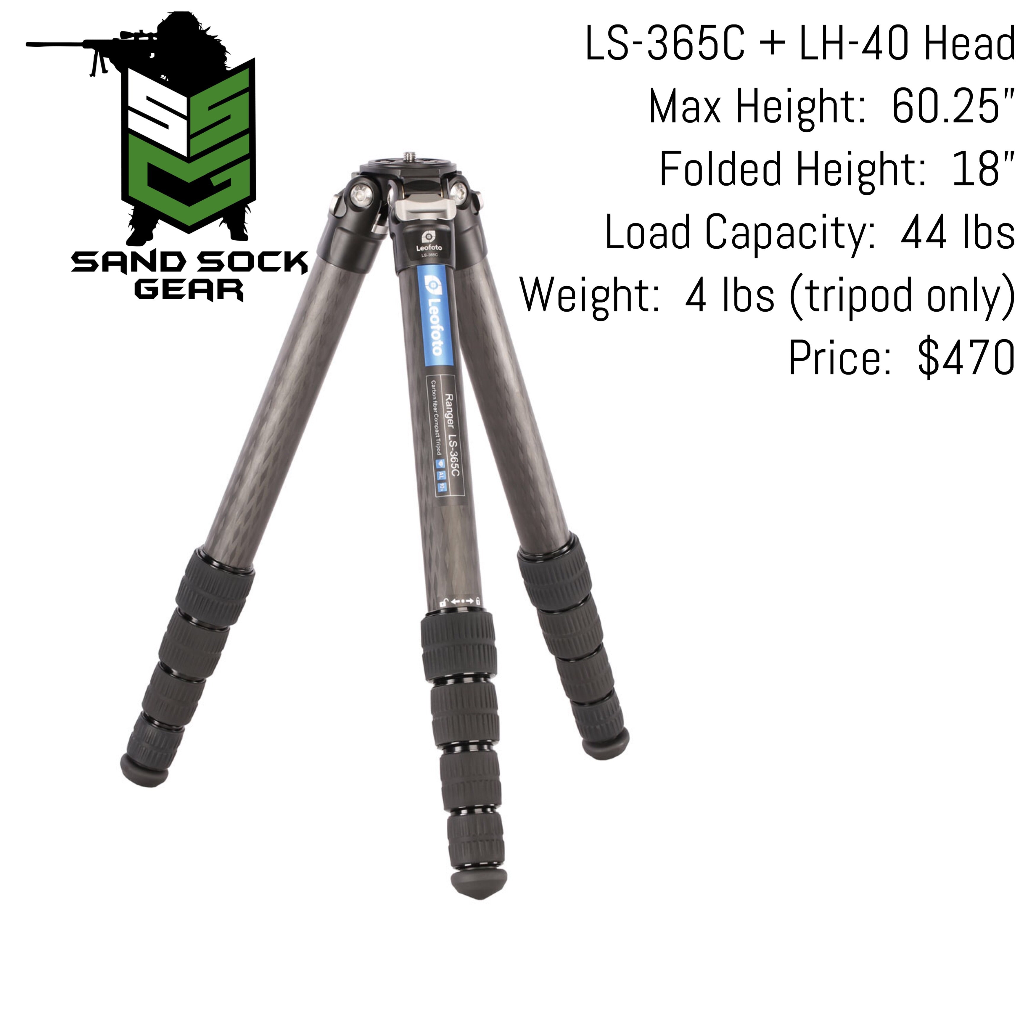 Leofoto LS-365C Tripod + LH-40 Ballhead